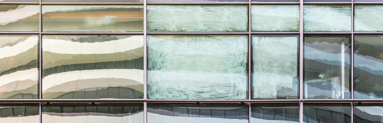 Detail shot of modern architecture facade