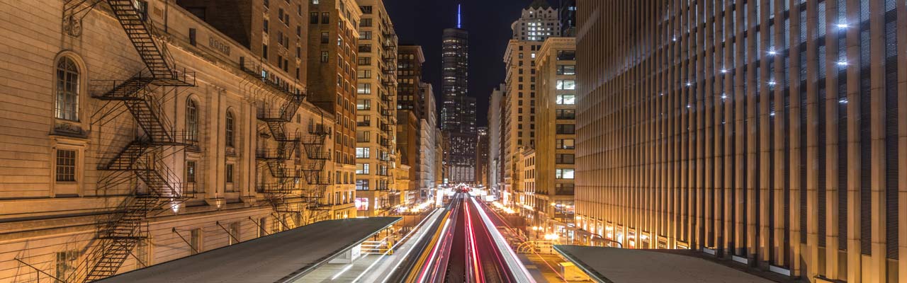 Road at night