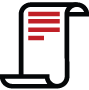 Contract & Fee Options icon, file with text