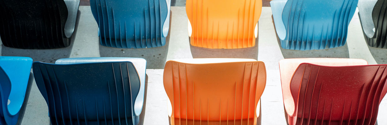 Multi-colored chairs