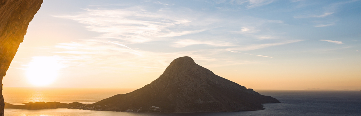 Beautiful Island Sunset