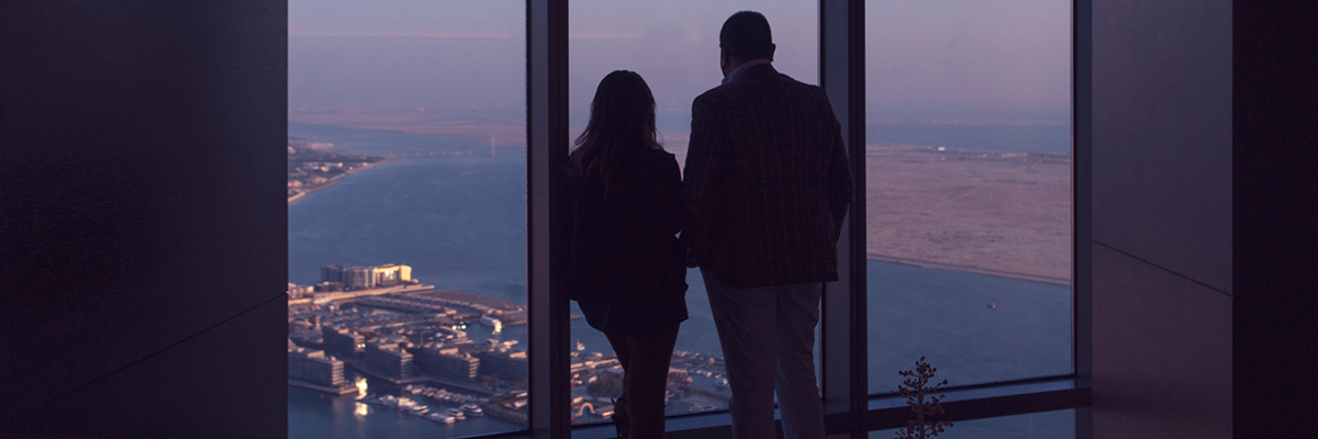 Couple by the window