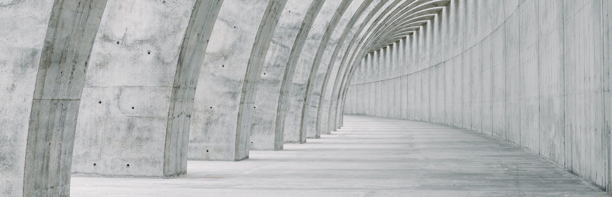 Pathway with architectural design